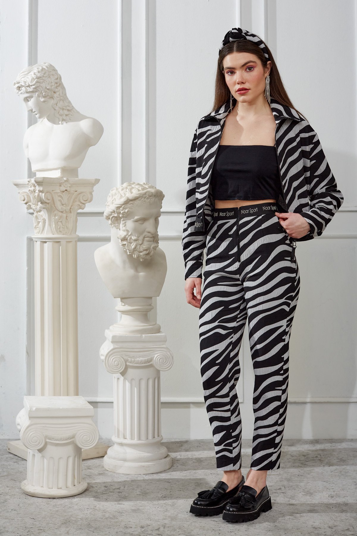 Zebra Desen Ceket