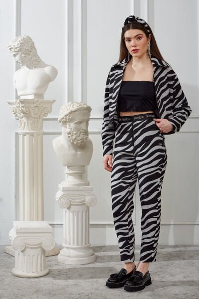 Zebra Desen Ceket
