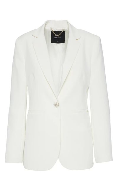 Mücevher düğmeli blazer