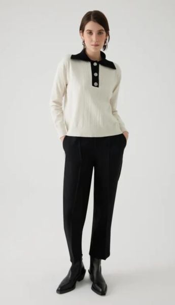 Rahat Kalıp Düz Geniş Pantolon