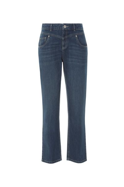 Jagronlu Önden Dikiş Detaylı Regular Jean Pantolon