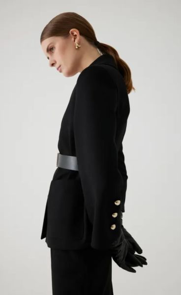 Kemer Detaylı Geniş Cepli Regular Ceket