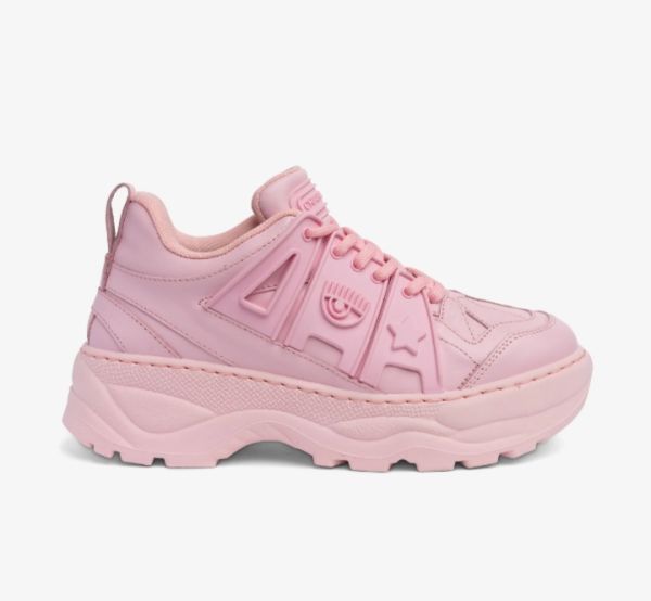 Eye Star Logolu Pembe Sneaker