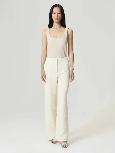 DETAY KUMAŞLI PANTOLON-EKRU