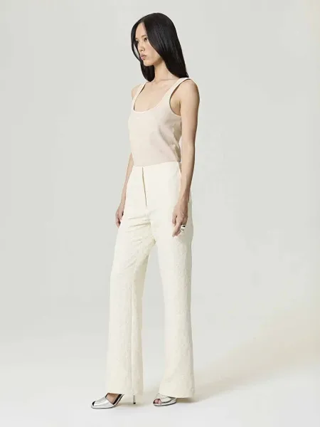 DETAY KUMAŞLI PANTOLON-EKRU