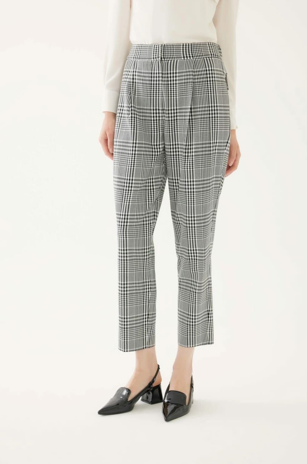 Ekoseli Havuç Pantolon