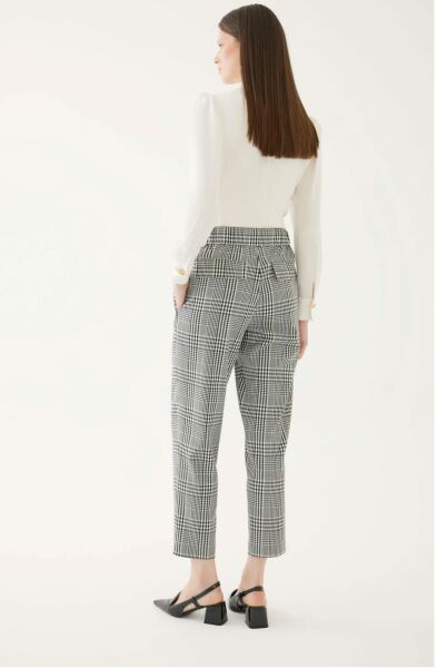 Ekoseli Havuç Pantolon