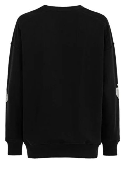 Taş Baskılı Oversize Sweatshirt