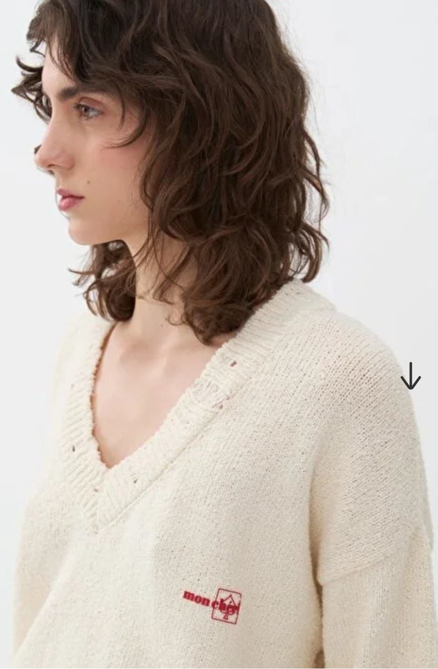Oversize V Yaka Triko